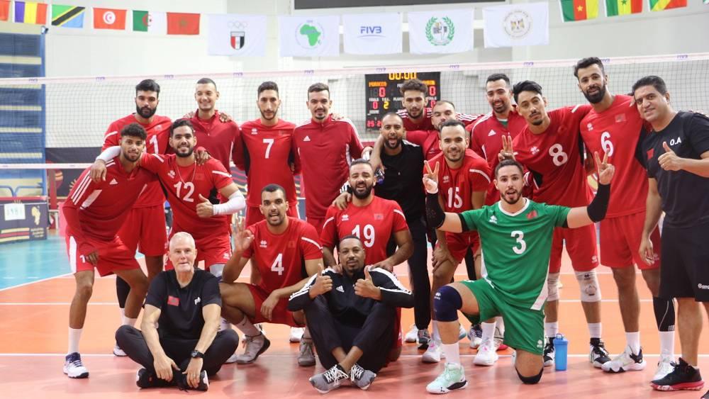 كأس أفريقيا للكرة الطائرة/ المنتخب المغربي يعبر إلى الدور الثاني بعد فوزه على غامبيا (3-0)