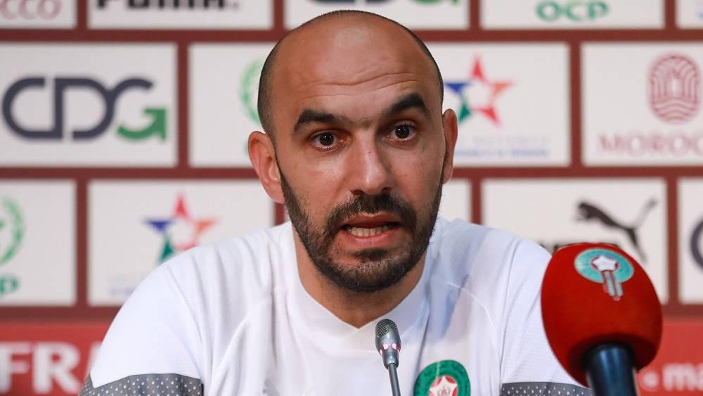 الركراكي: "فكرتنا هي دمج لاعبين شباب في المجموعة مثلما فعل رونار مع حكيمي والنصيري لإعداد فريق للمستقبل"