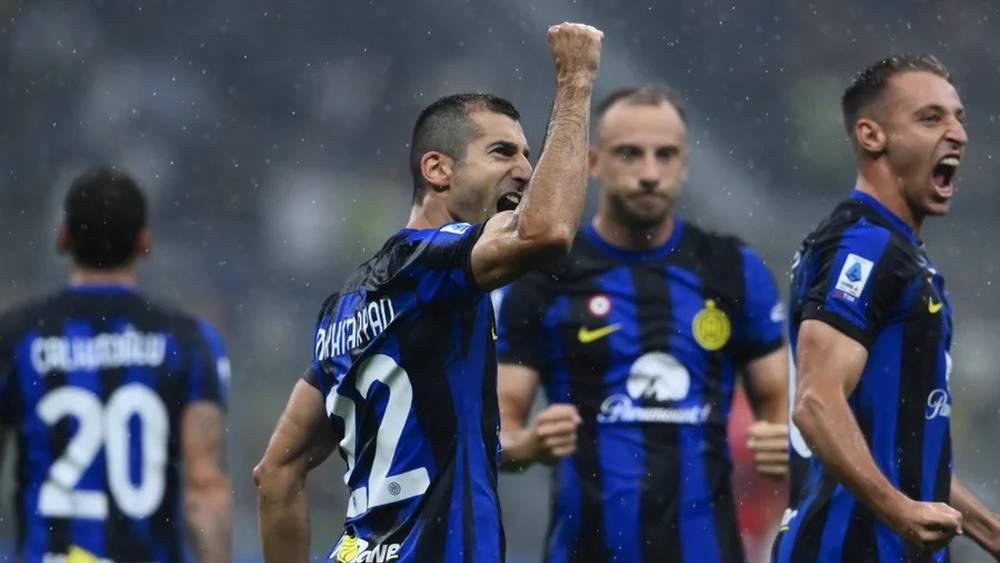 الدوري الإيطالي/ إنتر يقسو على غريمه ميلان (5-1) ويتصدر المسابقة بـ"العلامة الكاملة"