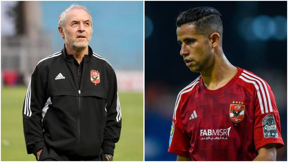 مدرب الأهلي: "سعيد بتألق رضا سليم في مباراة اليوم وبنجاحه في تسجيل أول أهدافه مع النادي"