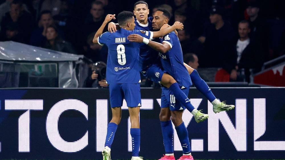 الدوري الأوروبي/ حارث يقدم تمريرتين حاسمتين في تعادل مارسيليا وأياكس (3-3) وأوناحي يخوض دقائق المباراة كاملة