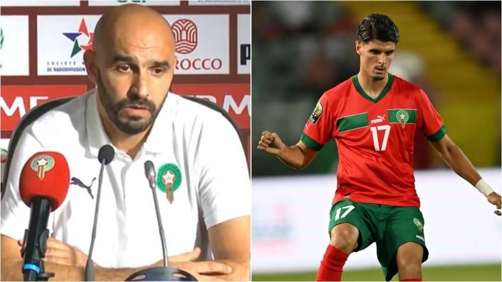 الركراكي: "مَاكْنْتْشْ باغِي نْدْخْلْ العزوزي ضد الكوت ديفوار بَاشْ مَانْحَرْقوشْ وَهُوَ مَزالْ صْغِير واليوم لْعبْ في أَجْواء أحْسْن"