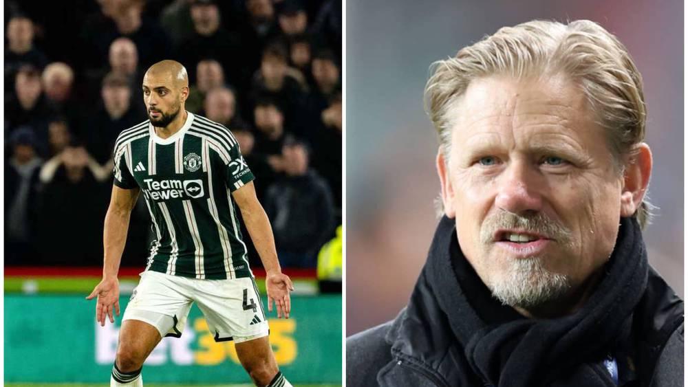 بيتر شمايكل: "أمرابط كان مُفتقداً للإيقاع في الديربي بشكل جعل مان سيتي حرا أمام دفاع اليونايتد"