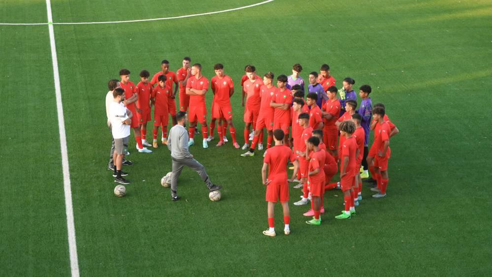 Mountakhab U15 - Les Lionceaux de l'Atlas en stage de préparation