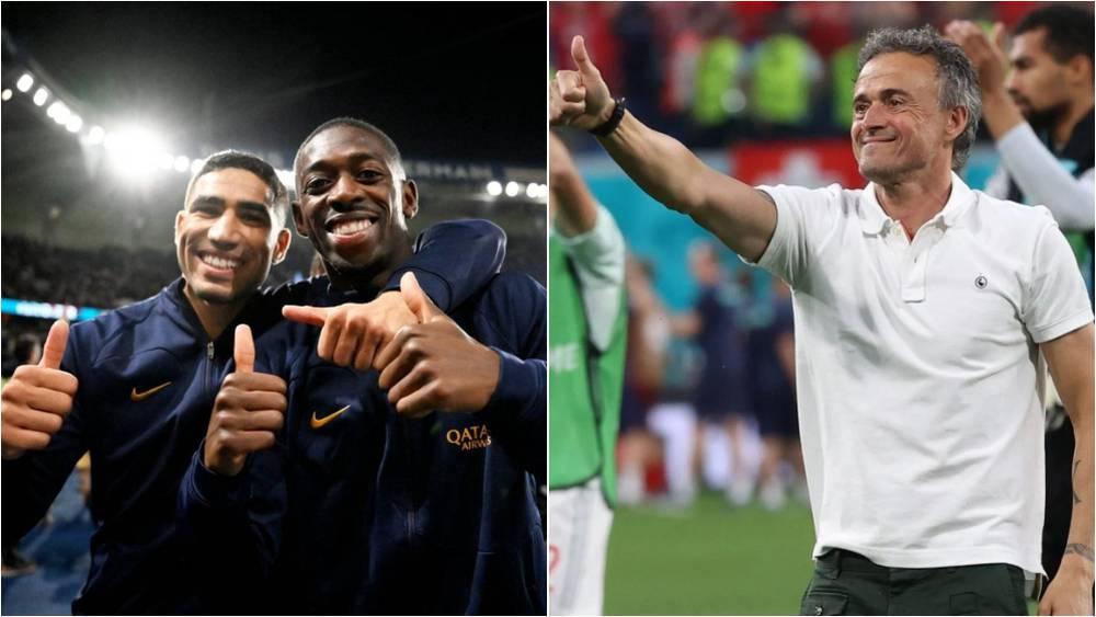 إنريكي: "الإمكانيات الهجومية لحكيمي وديمبيلي لا تقبل الشك وهما ينسجمان بشكل مميز يوما بعد يوم"