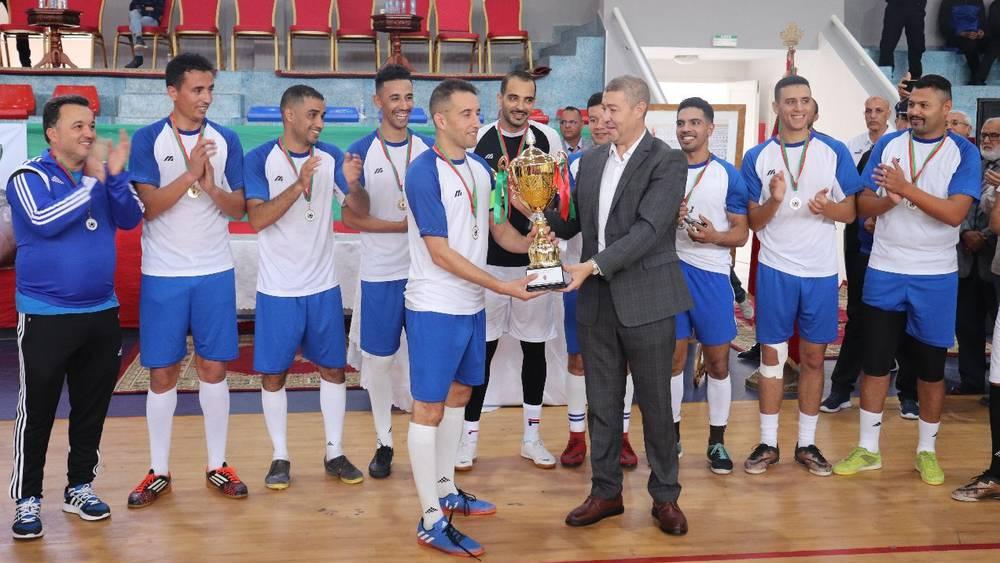 فريق ولاية أمن الرباط يتوج بلقب البطولة الوطنية للشرطة لكرة القدم المصغرة