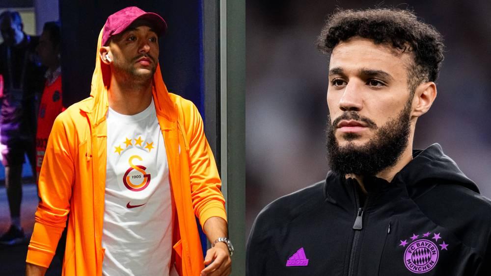 "مواجهة مغربية" الليلة.. مزراوي أساسي مع بايرن ميونخ وزياش يقود الخط الأمامي لغلطة سراي