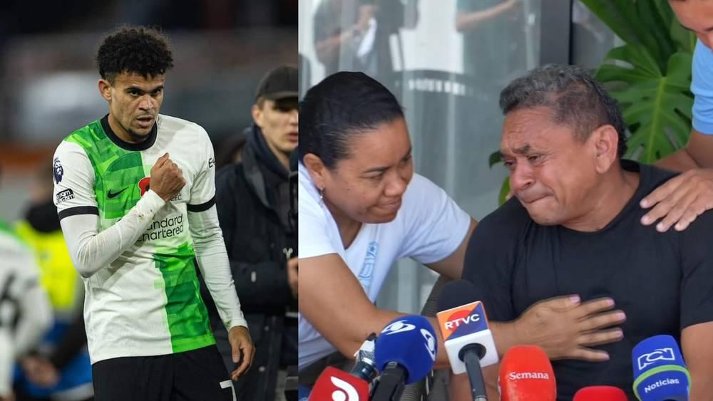 بعد اختطافه لـ 12 يوما.. أولى كلمات والد لويس دياز عقب إطلاق سراحه