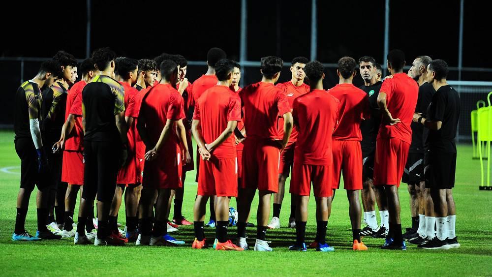 المنتخب المغربي تحت 17 سنة يواصل تداريبه بإجراء حصة جديدة تأهبا لمواجهة إيران في ثمن نهائي المونديال
