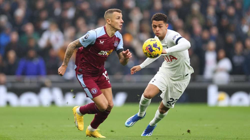 أستون فيلا يعمق جراح توتنهام في الدوري الإنجليزي