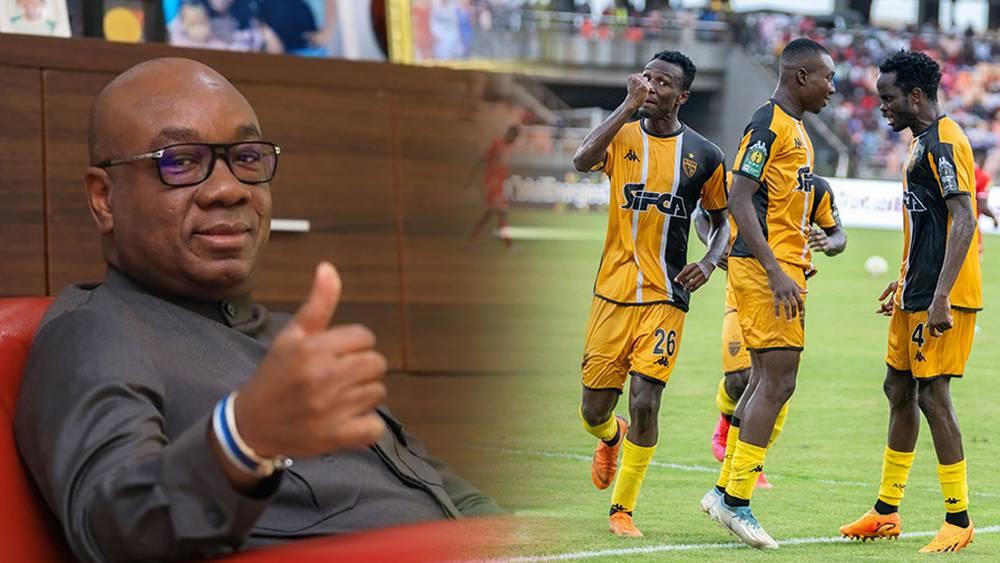 رئيس الاتحاد الإيفواري يزور تداريب أسيك ميموزا ويدعم اللاعبين قبل مُواجهة الوداد في عصبة الأبطال