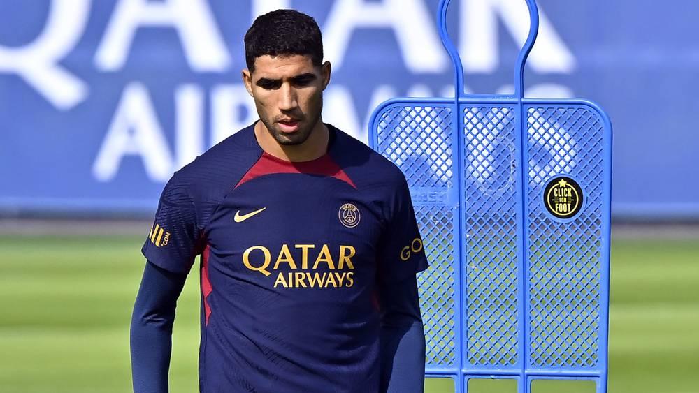 باريس سان جيرمان يعلن غياب حكيمي عن التداريب الجماعية للفريق لأسباب شخصية