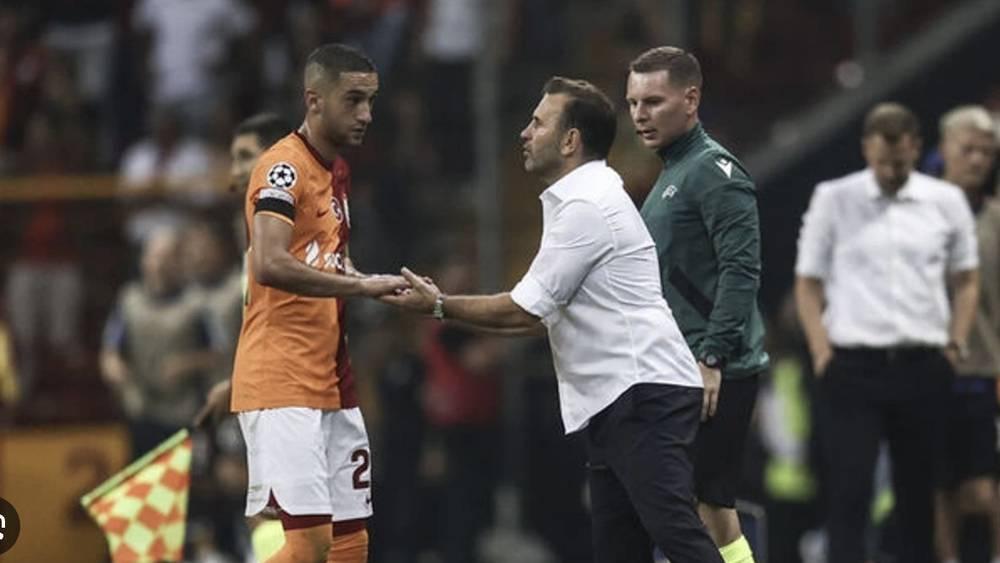 مدرب غلطة سراي: "زياش عانى من إصابةٍ على مستوى الكاحل وتمكن من التدرب معنا لفترة قصيرة"