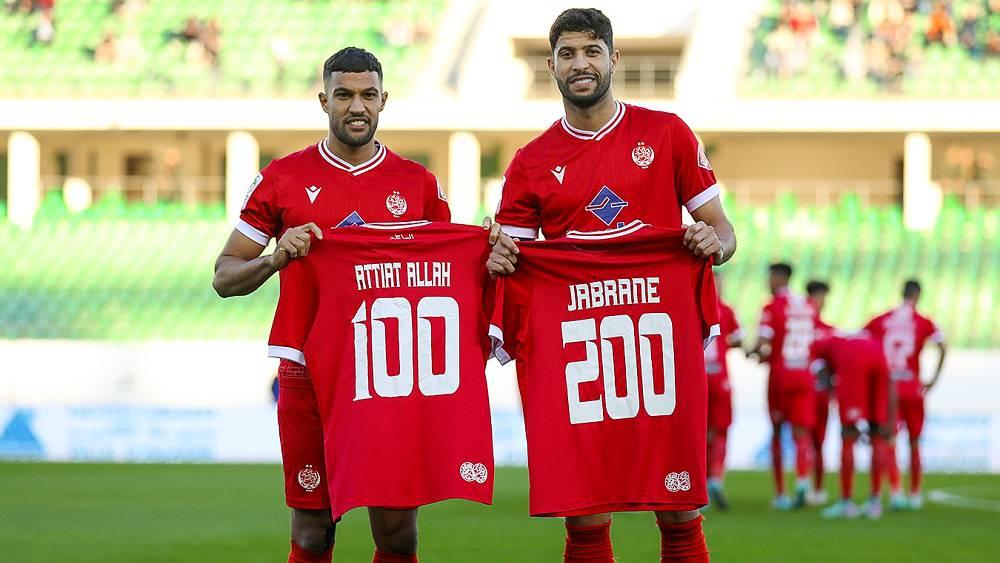 جبران يصل لمباراته الـ200 بقميص الوداد وعطية الله يسجل ظهوره الـ100 مع الفريق