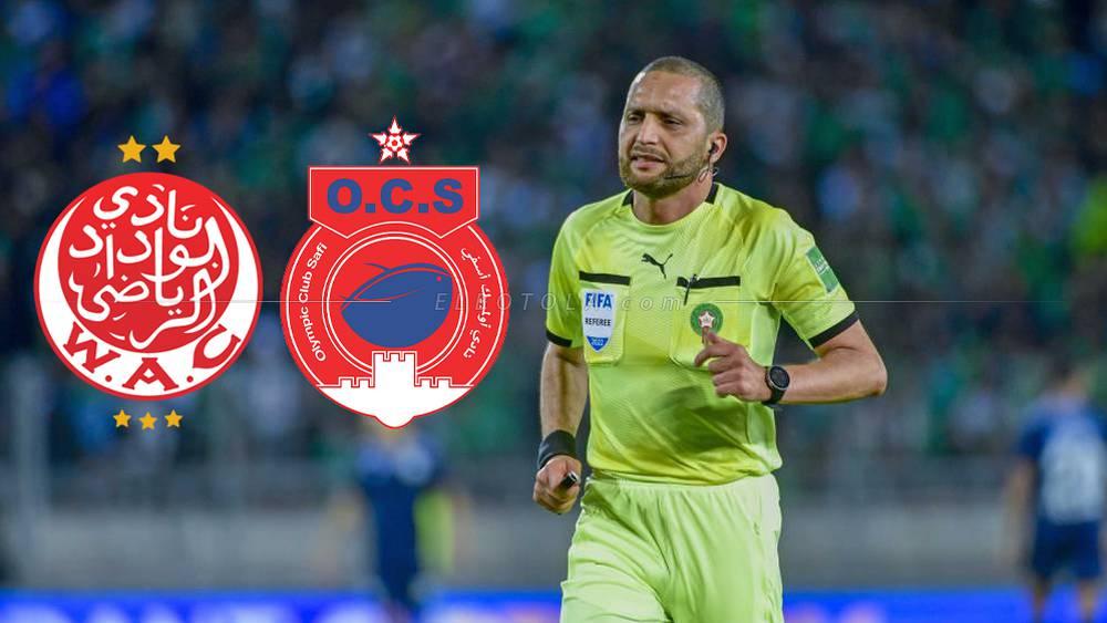البطولة الاحترافية/ الحكم رضوان جيد يدير مواجهة أولمبيك آسفي وضيفه الوداد الرياضي