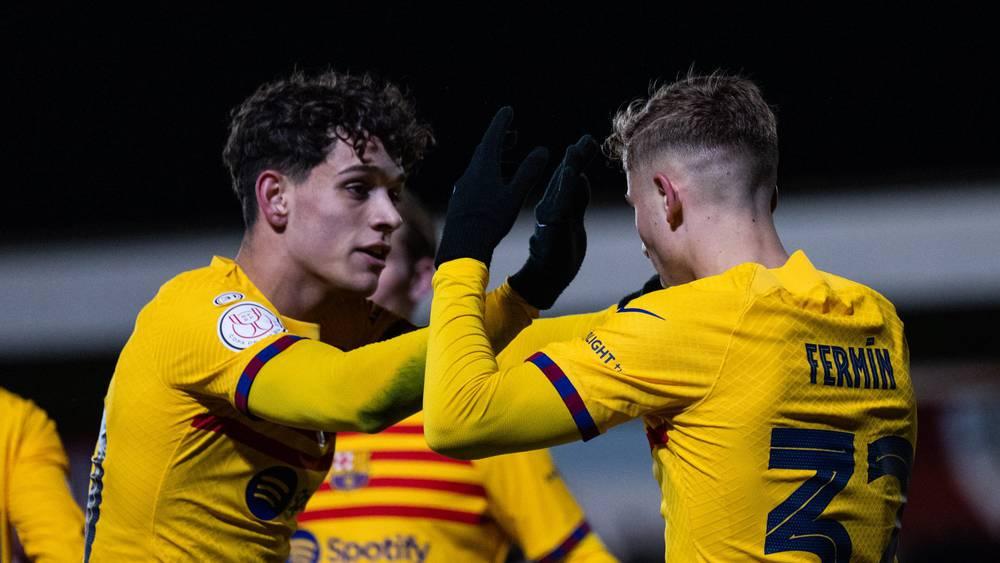 برشلونة يفوز على بارباسترو (2-3) ويبلغ ثمن نهائي كأس الملك