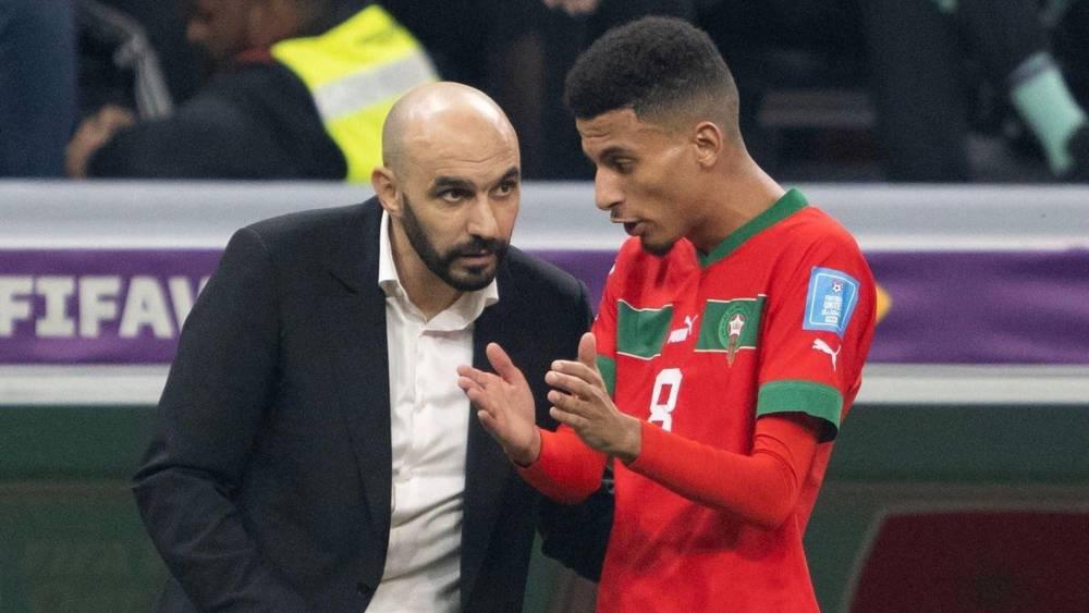 الركراكي: "لا علاقة لاحتفالية أوناحي بما يروج ونحن نحترم المنتخب والشعب المصري هم إخوة وقدوة لنا"