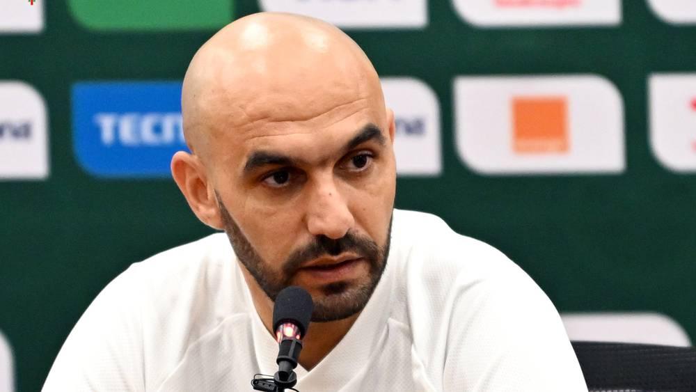 الركراكي: "سنتعلم من هذه المباراة وفي المرة القادمة سنلعب كرة قدم حقيقية"