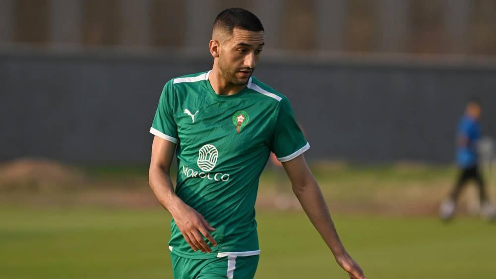 حكيم زياش يغيب عن الحصة التدريبية للمنتخب المغربي ليومه الجمعة