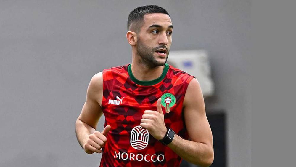 حكيم زياش يخوض تداريب انفرادية في آخر حصة للمنتخب المغربي قبل مواجهة جنوب أفريقيا