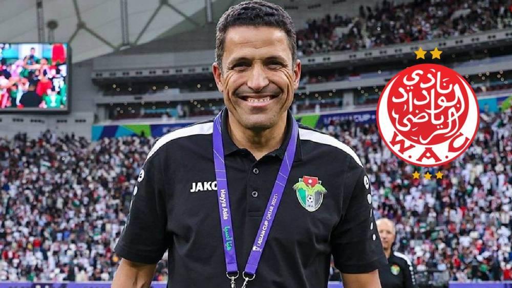 الوداد يهنئ عموتة بعد إنجازه التاريخي رفقة المنتخب الأردني في كأس آسيا