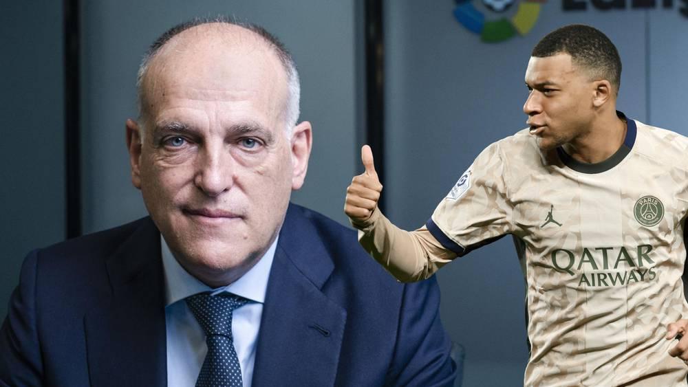 تيباس (رئيس الليغا): "بنسبة 99٪ مبابي سيوقع لريال مدريد"