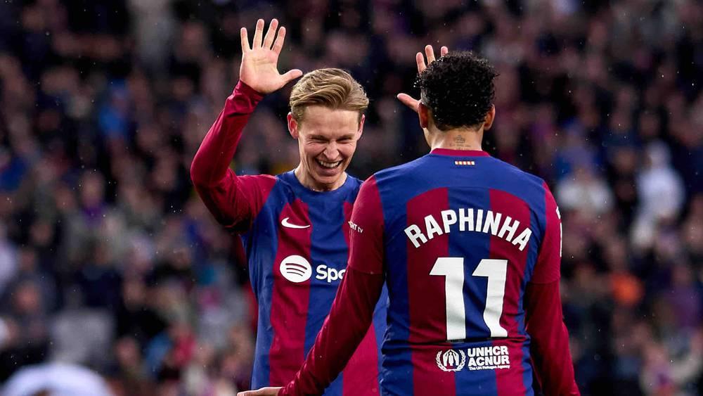 "الليغا"/ برشلونة يهزم خيتافي (4-0) ويرتقي للمركز الثاني "مؤقتا"