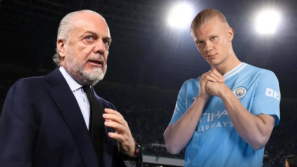 دي لورينتيس (رئيس نابولي): "أردت التعاقد مع هالاند مقابل 50 مليون يورو"