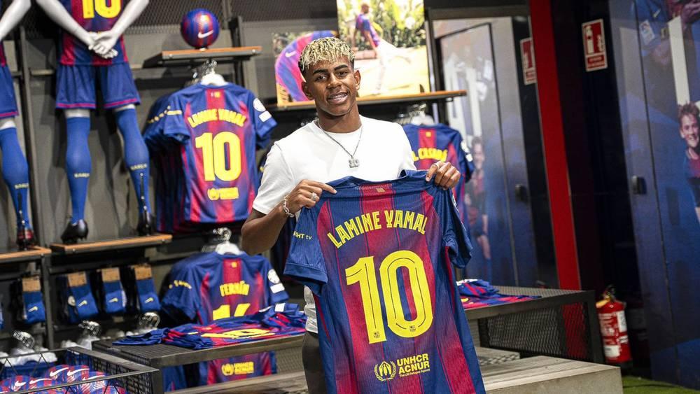 بيع 70 ألف قميص ليامال وتوقعات بأن تبلغ الإيرادات 10 ملايين يورو