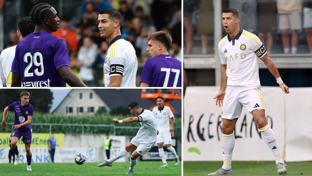 "الجوع لا يتلاشى أبدًا".. رونالدو سعيد بهدفه في مباراة ودية ضد تولوز الفرنسي