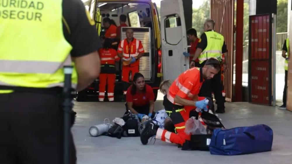 سقوط مروع لمشجع هامبورغ من ارتفاع سبعة أمتار قبل ودية مايوركا