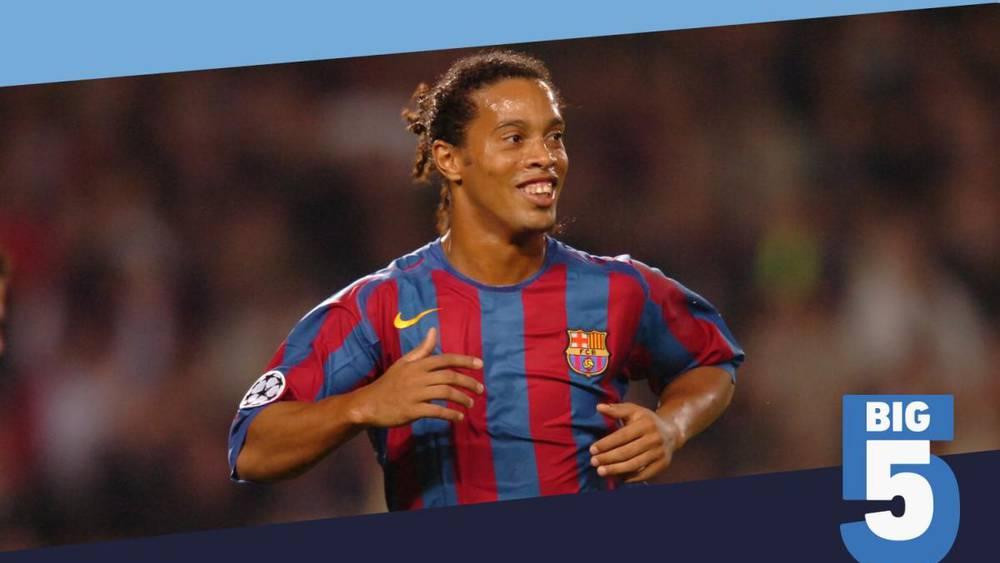 عام 2005.. ذروة تألق رونالدينيو وفوزه بالكرة الذهبية