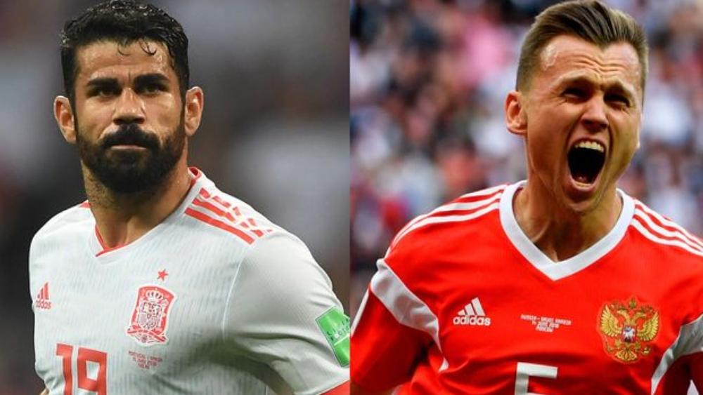 الحماس الروسي في مواجهة اسبانيا وخبرة لاعبيها