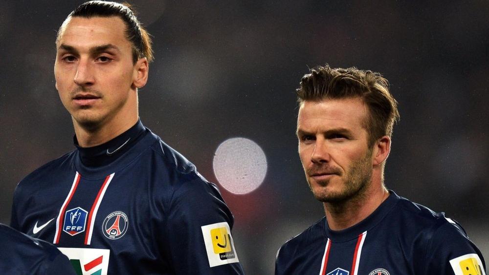 رهان بين إبراهيموفيتش وبيكهام: "شراء أثاث للقصر.. وارتداء قميص إنجلترا"