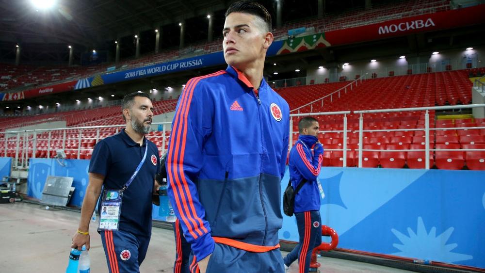 تحديد مدة غياب الكولومبي خاميس بسبب الإصابة