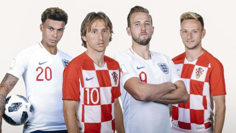 التشكيلة الرسمية: إنجلترا - كرواتيا