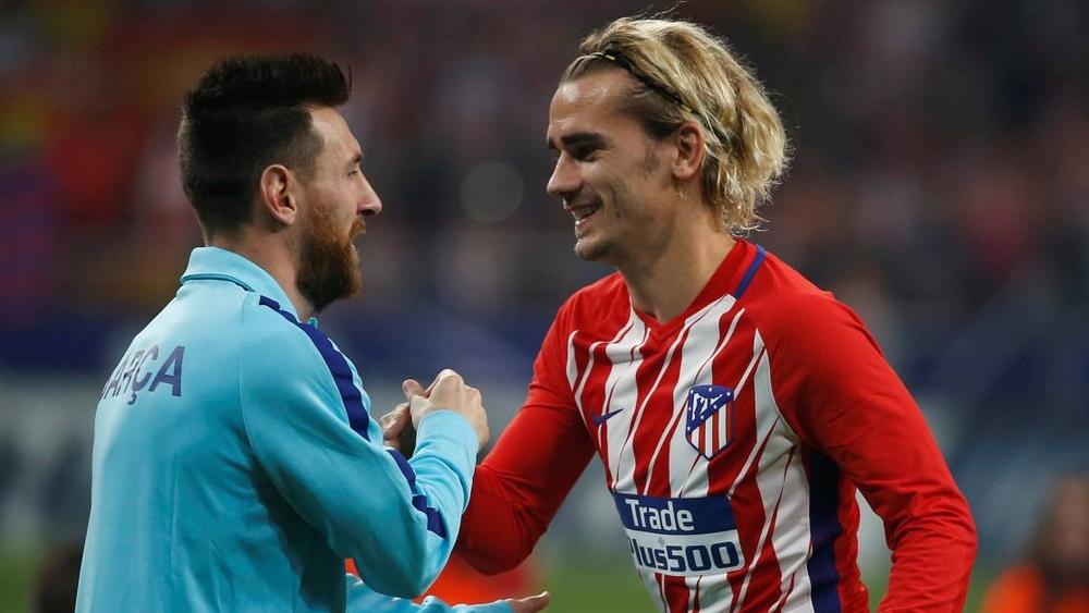 الأتليتيكو وبرشلونة يُدعِّمان غريزمان وميسي