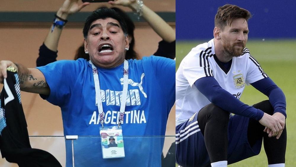 مارادونا ينصح ميسي: "لا تعد إلى المنتخب الأرجنتيني"
