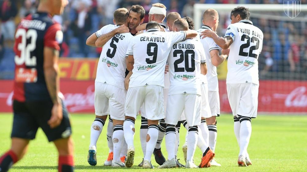 بارما يعود بانتصار ثمين من ملعب جنوى