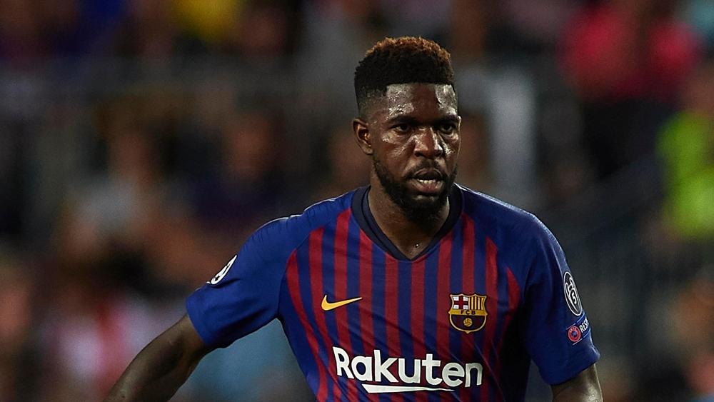 أومتيتي مهدد بالغياب أمام إنتر وريال مدريد... واحتمال خضوعه لعملية جراحية