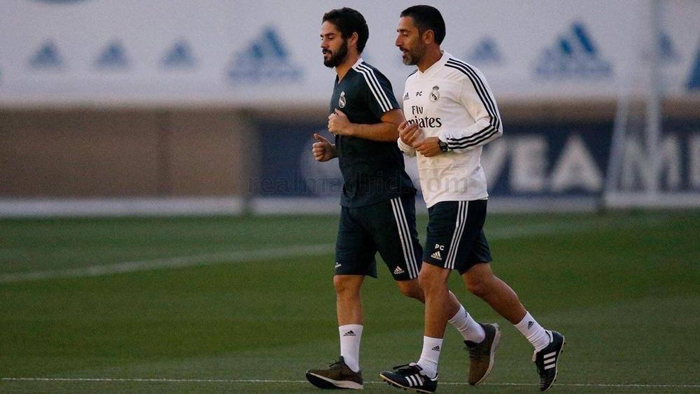 إيسكو يواصل العمل على الهامش في التدريبات