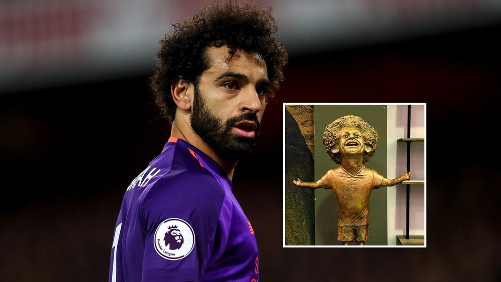 سخرية واسعة من تمثال محمد صلاح