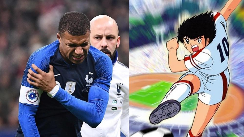 مبابي يطمئن عشاق الـ'PSG' بصورة للـ"كابتن ماجد"