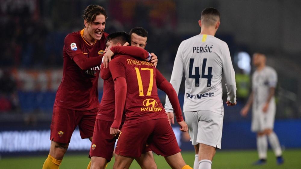 قمة "الكالتشيو" بين روما وإنتر تنتهي بالتعادل