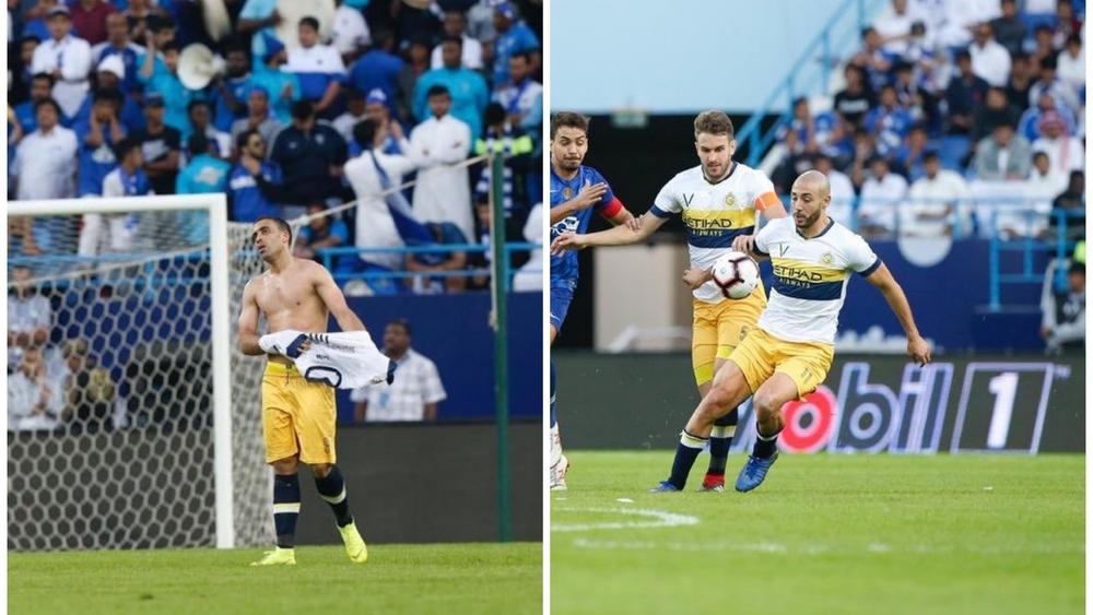 بروزٌ مغربي في ديربي الرِّياض .. أمرابط يَسْلِبُ العقول وحمد الله يُداعب القلوب