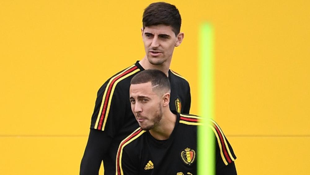 كورتوا: أرغب في اللعب رفقة هازارد في ريال مدريد