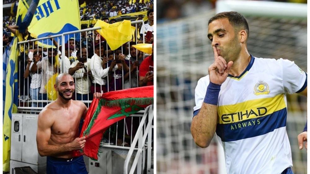 أمرابط وحمد الله أساسيان مع النصر في لقاء الأهلي