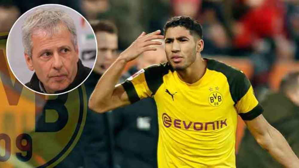 حكيمي "احتياطي" في لقاء دورتموند وتوتنهام