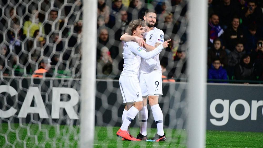 فرنسا تفوز بسهولة على مولدوفا وتتصدر مجموعتها