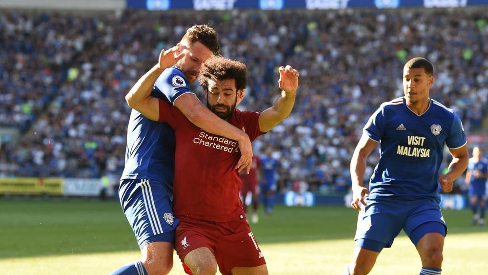 كلوب يدافع عن محمد صلاح ويرد على مدرب كارديف سيتي